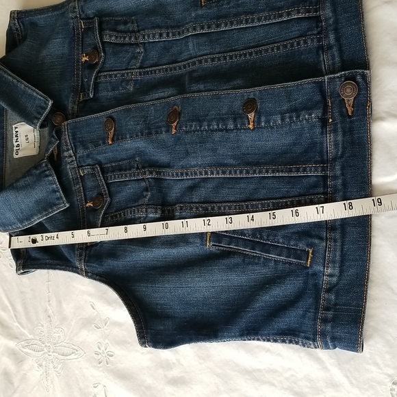 Old Navy sleeveless jean jacket - Picture 8 of 8